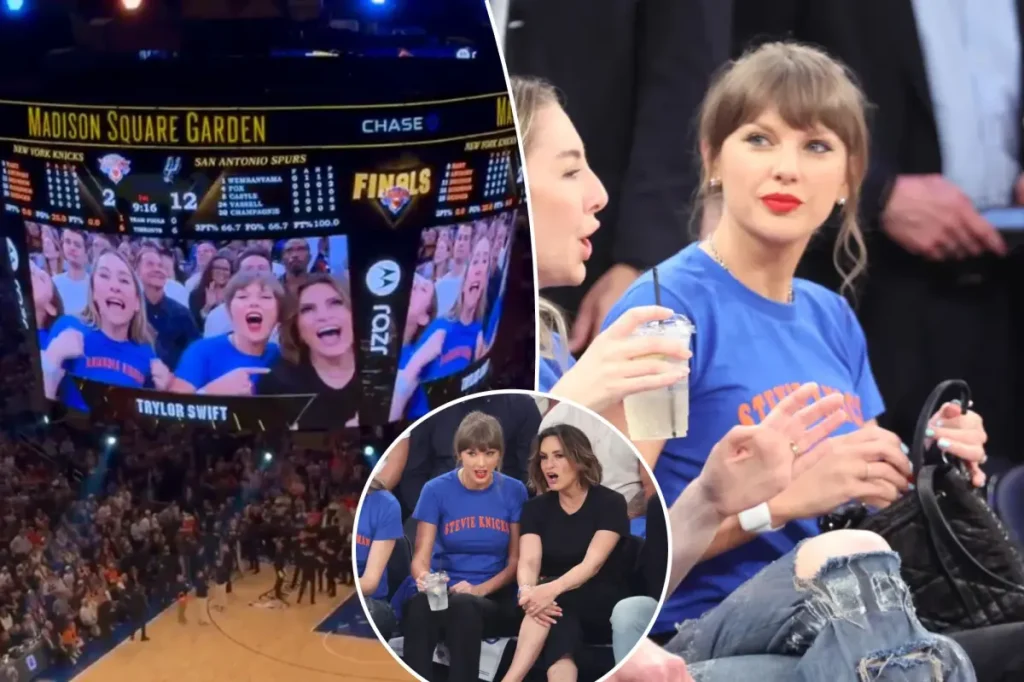 Knicks fans' response to Taylor Swift appearing on the Garden video board during the NBA Finals