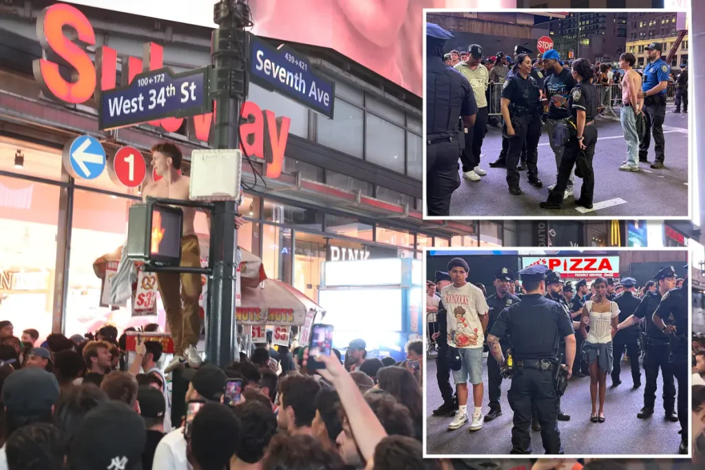Knicks fans taken into custody during watch party chaos after Game 1 of the NBA Finals