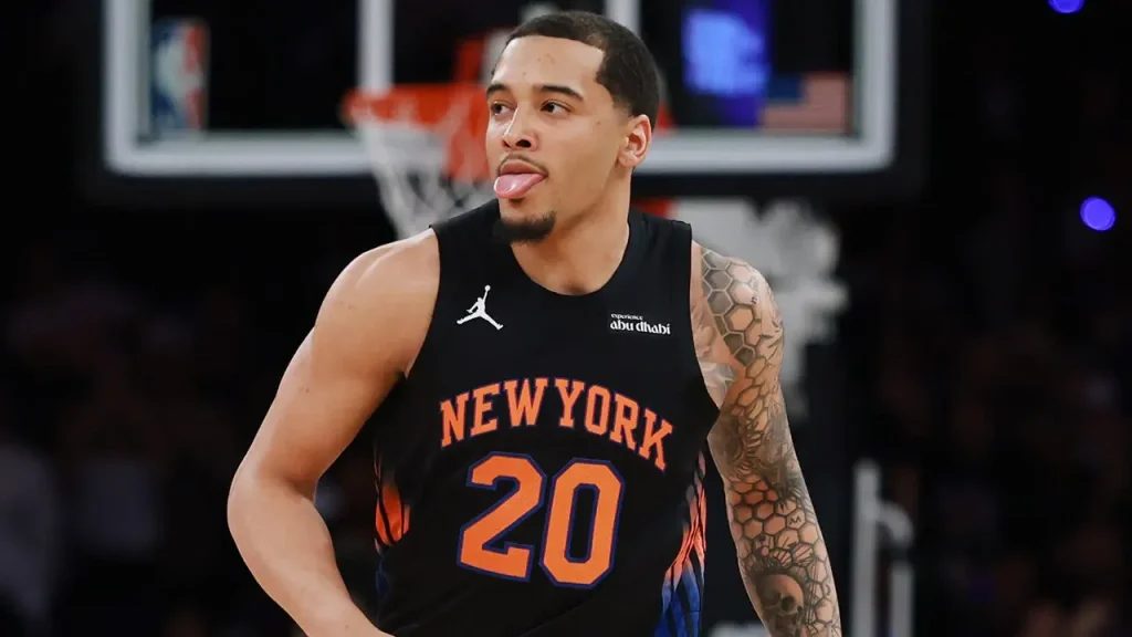Knicks player Jeremy Sochan is guaranteed a win in the NBA Finals since he has played for both teams still in the running.