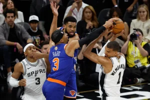 Knicks putting Victor Wembanyama and the Spurs in tough spots early in the NBA Finals