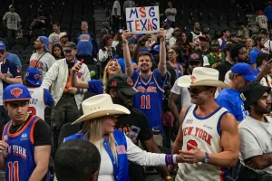 Knicks supporters from New York and New Jersey purchased half of the tickets for Game 5 in San Antonio.