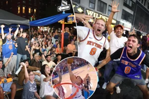 Knicks' victory sparks excitement in NYC with thousands rejoicing in the streets, bars, and bodegas after Game 4 win
