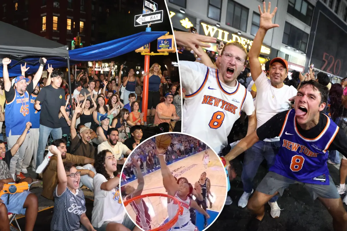Knicks' victory sparks excitement in NYC with thousands rejoicing in the streets, bars, and bodegas after Game 4 win