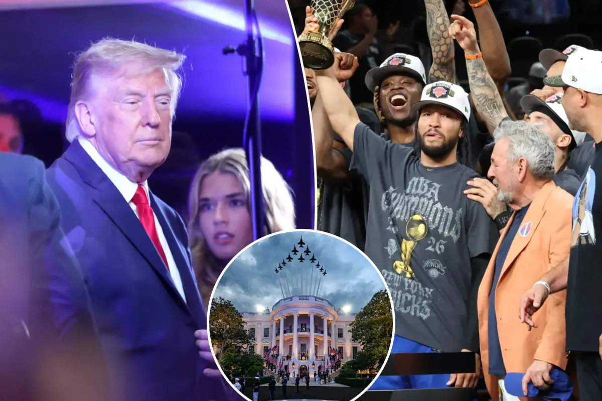 Knicks will be the first NBA team to go to Trump's White House.
