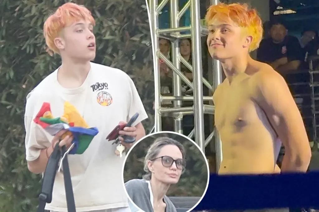Knox, the son of Angelina Jolie and Brad Pitt, used profanity in his graduation speech just hours before the Muay Thai match.