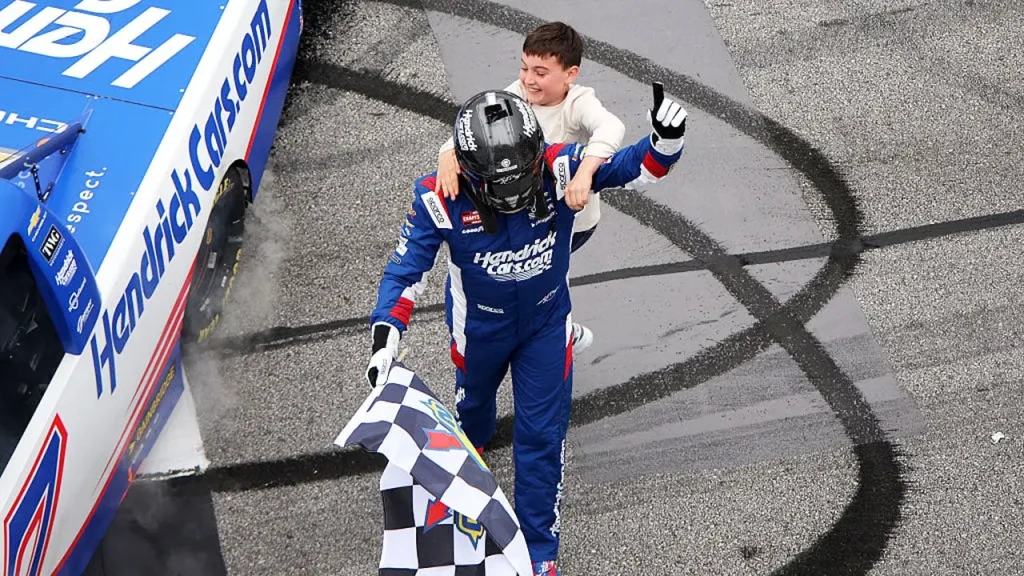 Kyle Busch's son goes back to racing shortly after his father's memorial service.