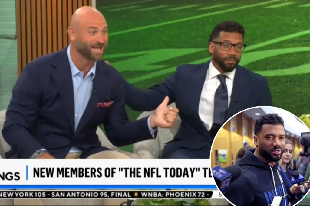 Kyle Long joins NFL pregame show following Russell Wilson announcement