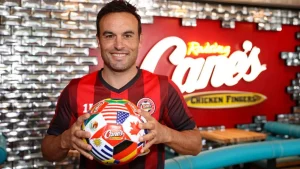 Landon Donovan discusses the World Cup and the impact of American soccer abroad during Raising Cane's transition.