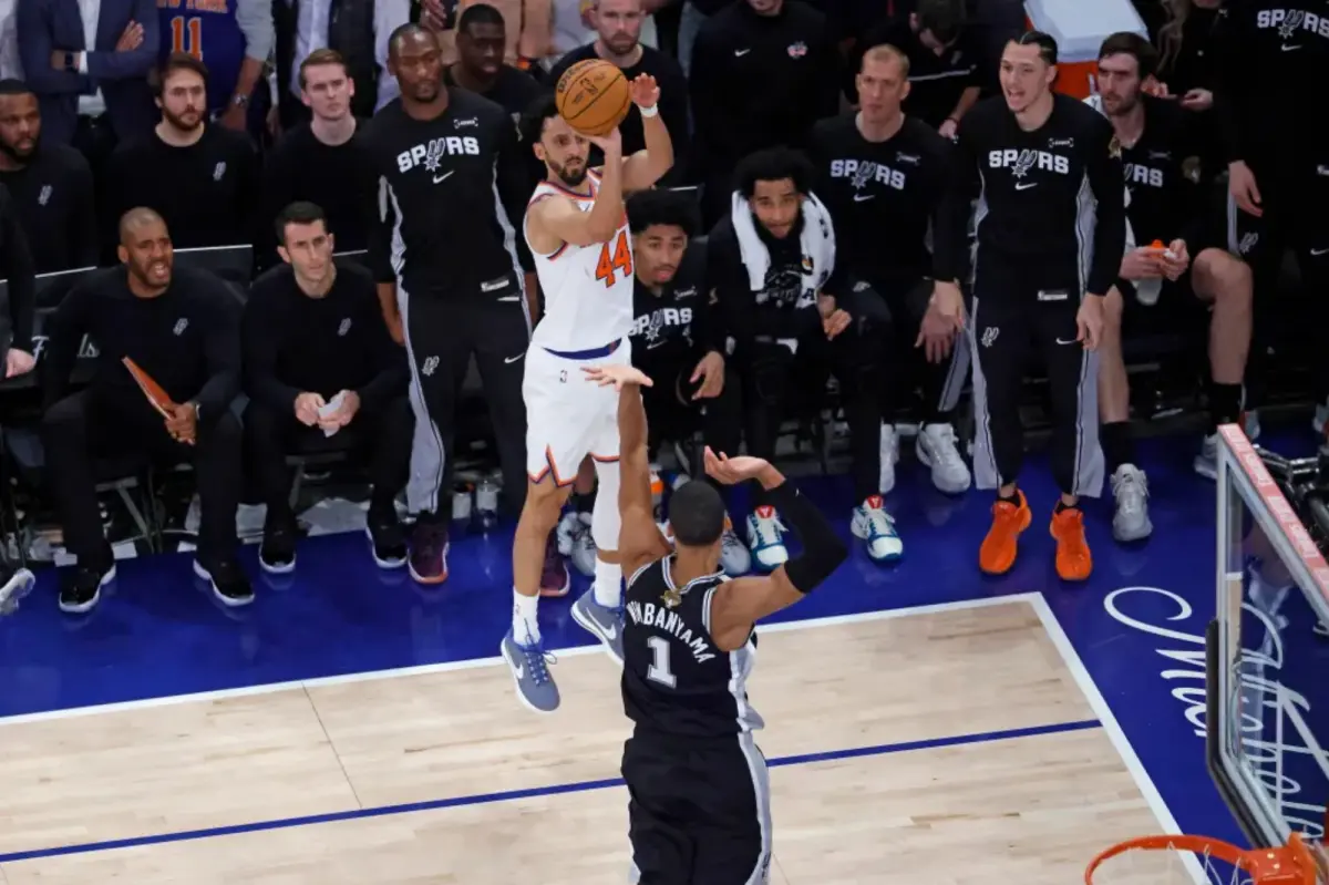 Landry Shamet of the Knicks faced a reality check in NBA Finals Game 3