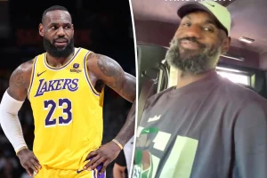 LeBron James suggests where he might play next in the NBA.