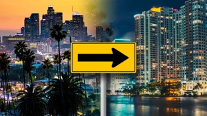 Leaving for a better future, the migration from California fuels a significant rush to Florida