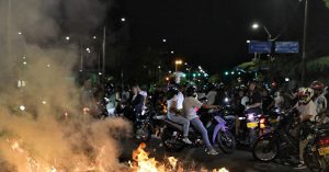 Leftists Protest in Colombia Following Election of Abelardo de la Espriella