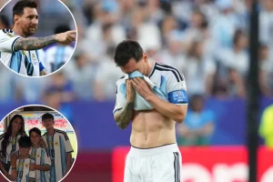 Lionel Messi's mysterious reasons for crying after scoring his first World Cup goal