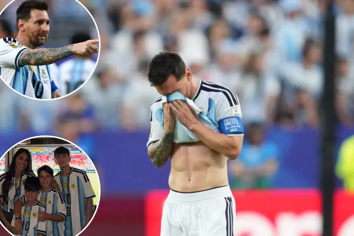 Lionel Messi's mysterious reasons for crying after scoring his first World Cup goal
