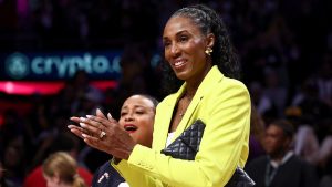 Lisa Leslie remarks that WNBA referees need to improve after Alyssa Thomas pushed her fist against Caitlin Clark's throat.