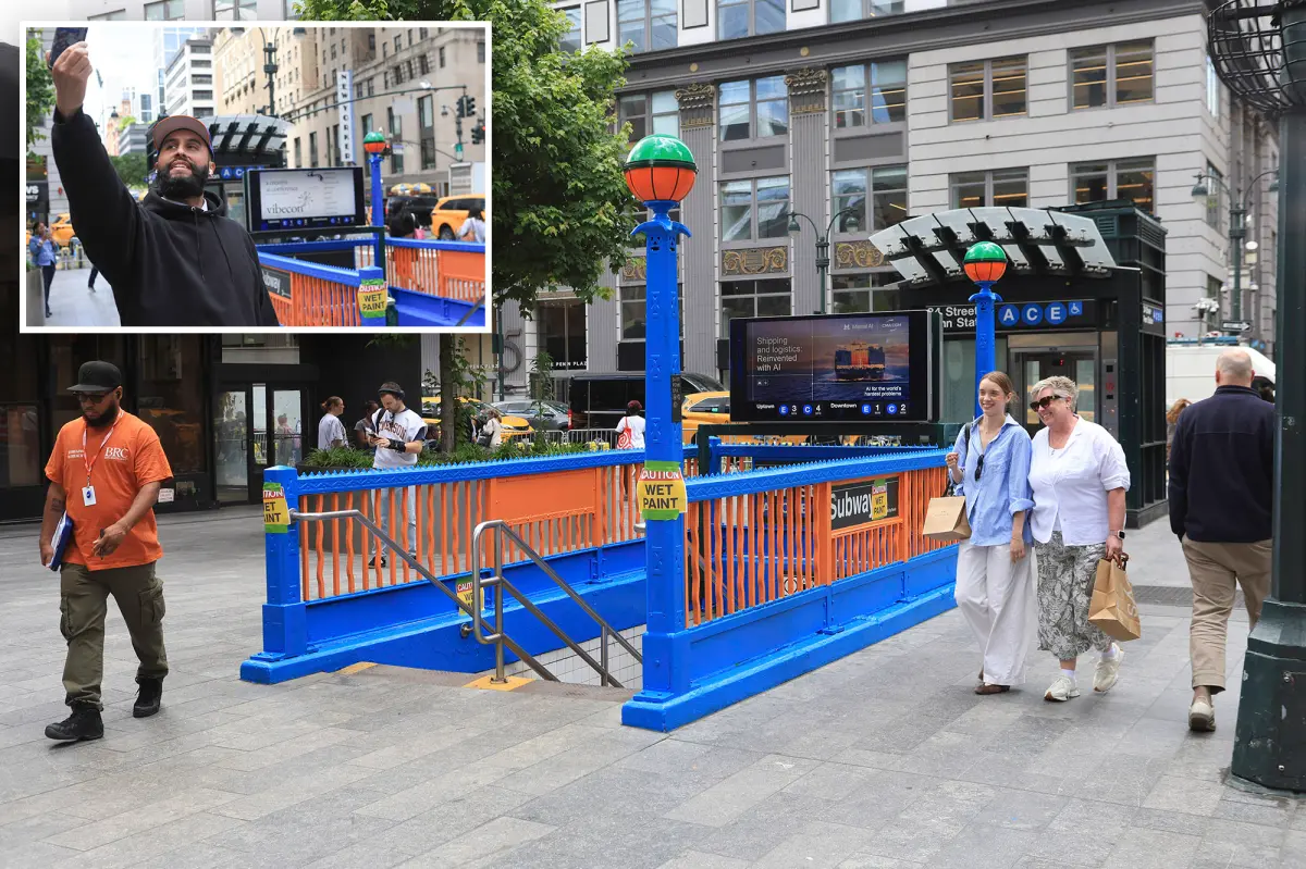 MTA will retain the Knicks-themed subway entrance for the upcoming NBA season in 2026-27.