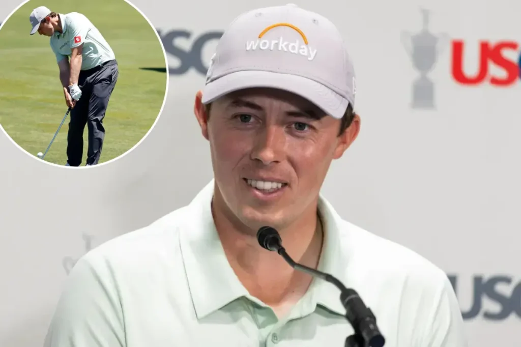 Matt Fitzpatrick embraces the windy challenge at Shinnecock Hills during the US Open