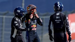 Max Verstappen from Red Bull has a severe crash during a debatable qualifying session at the Austrian Grand Prix.