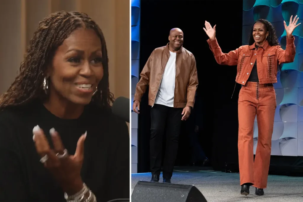 Michelle Obama shares how she saved a friend who was choking at dinner