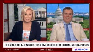 Mika Brzezinski claims Chris Murphy is manipulating the truth regarding Chevalier