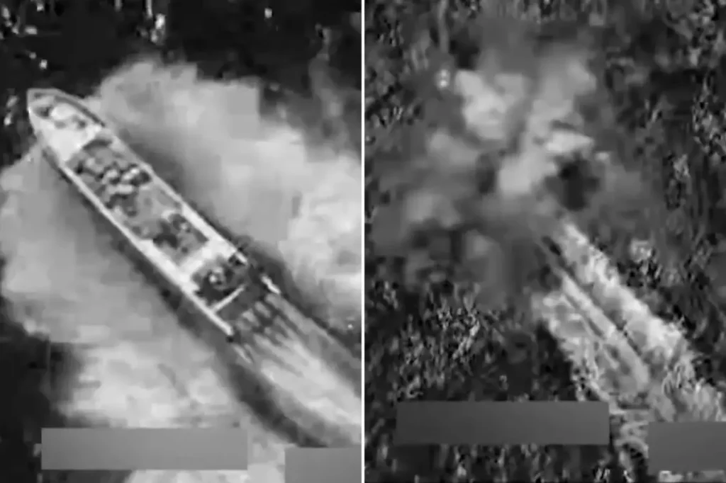 Military forces eliminate three 'drug-related terrorists' in recent strike on boat in the Eastern Pacific