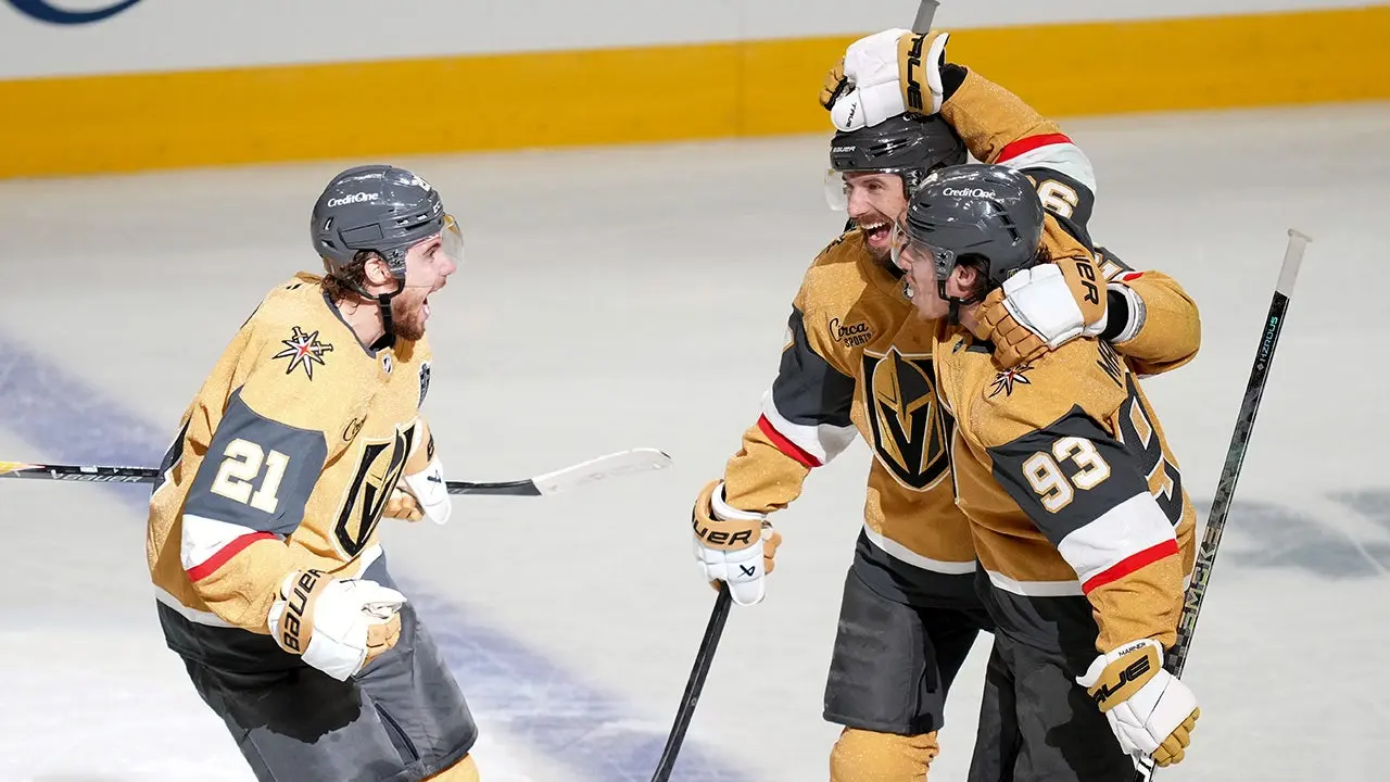 Mitch Marner achieves NHL record with hat trick as Golden Knights take Game 3 in double overtime
