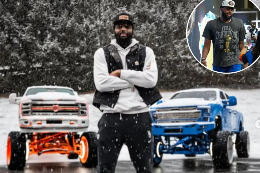 Mitchell Robinson to showcase his custom truck at the Knicks parade