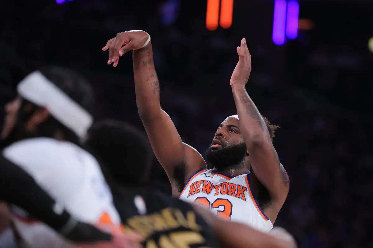 Mitchell Robinson's condition is still uncertain for the Knicks as the NBA Finals approach.