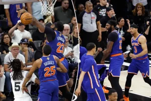 Mitchell Robinson's defense helps Knicks during NBA Finals Game 2