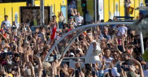More than a million people assemble in Madrid for a mass conducted by Pope Leo XIV