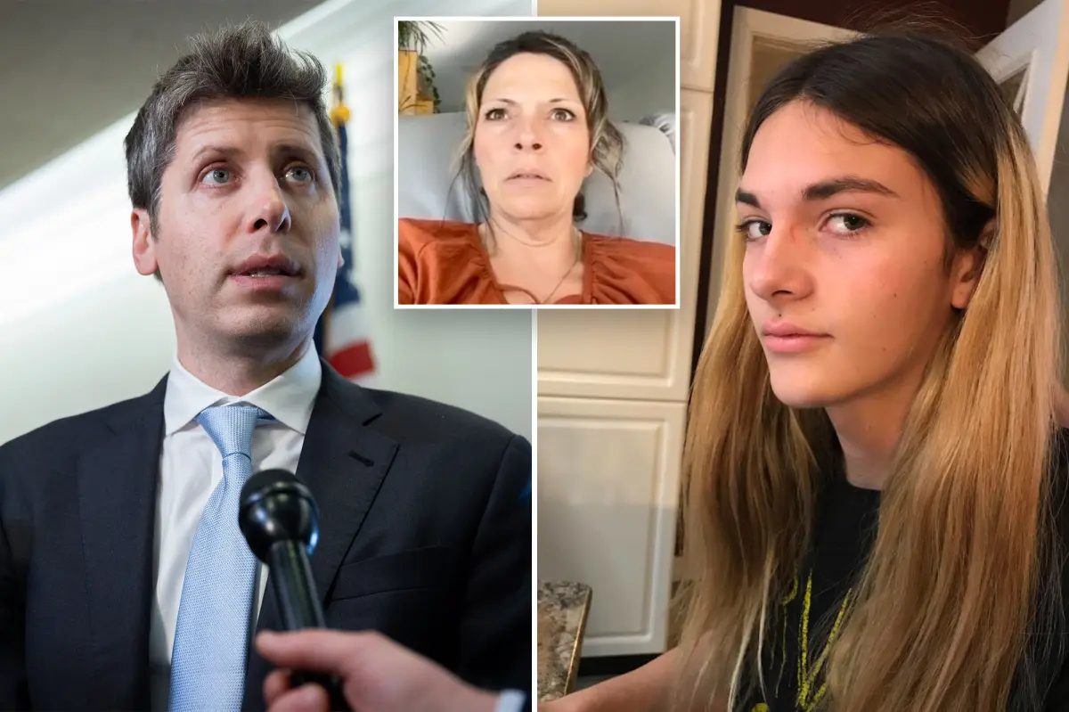 Mother takes legal action against OpenAI, claiming ChatGPT contributed to her daughter's suicide.