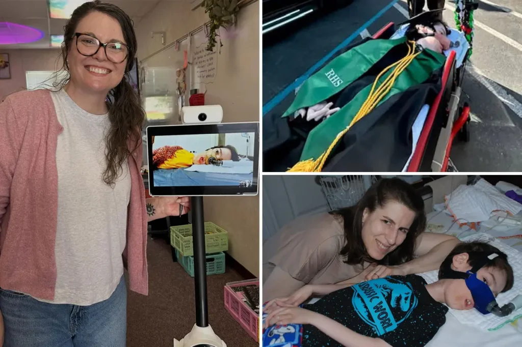 Motivating student graduates with a telepresence robot inspired by Big Bang Theory