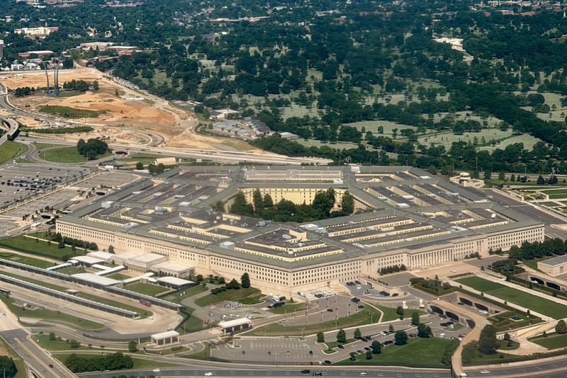 Multiple levels in the Pentagon are under lockdown due to a hazardous materials situation.