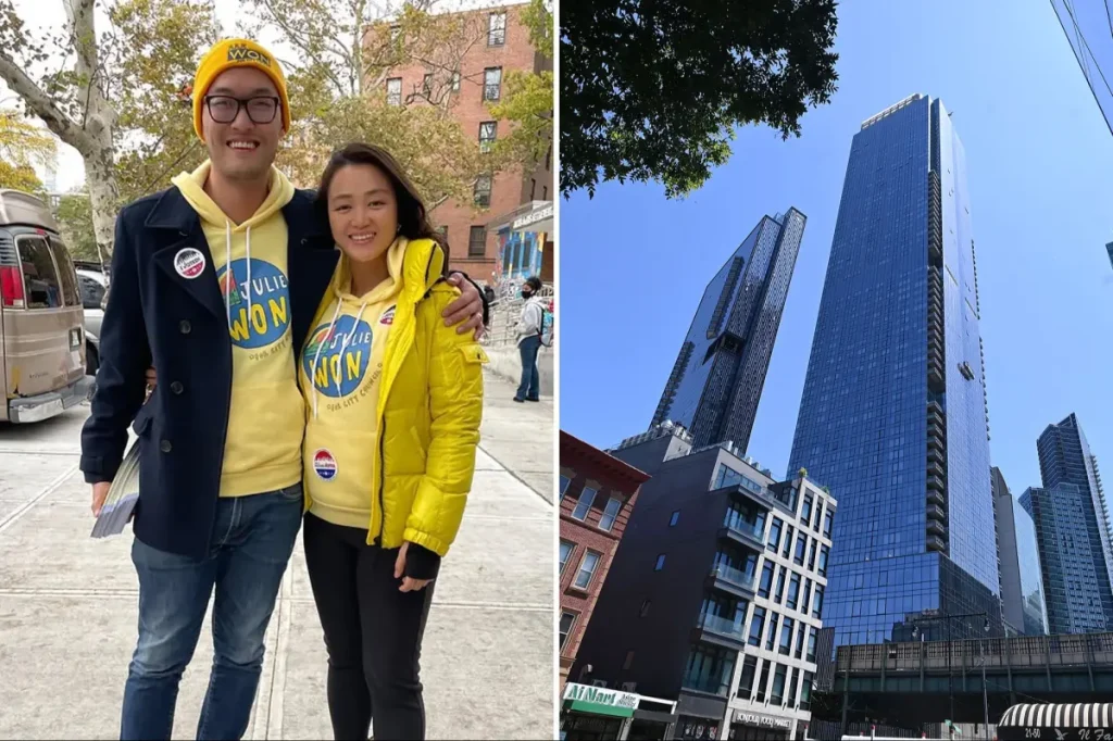 NYC Councilwoman and congressional candidate Julie Won reportedly occupied a luxury Queens condo without permission, according to the landlord.