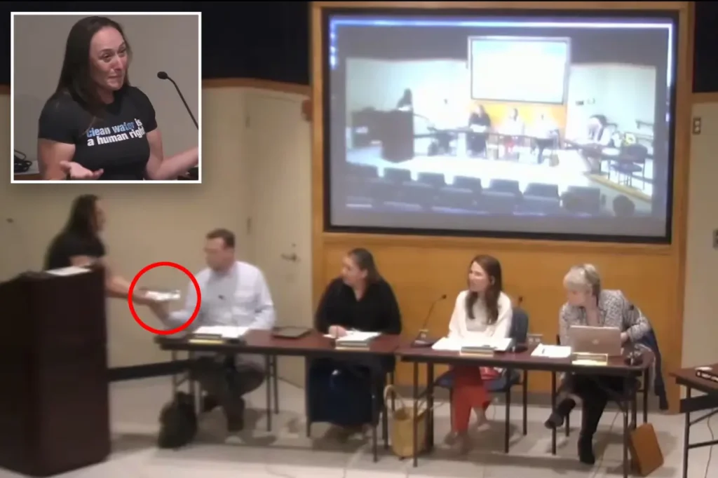 Nantucket activist Meghan Perry brings brownies containing laxatives to the Nantucket School Committee.
