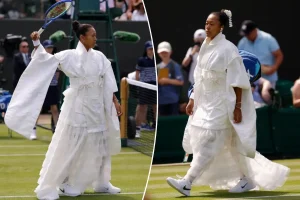 Naomi Osaka adds a unique touch to Wimbledon attire with a 'Kill Bill'-inspired kimono
