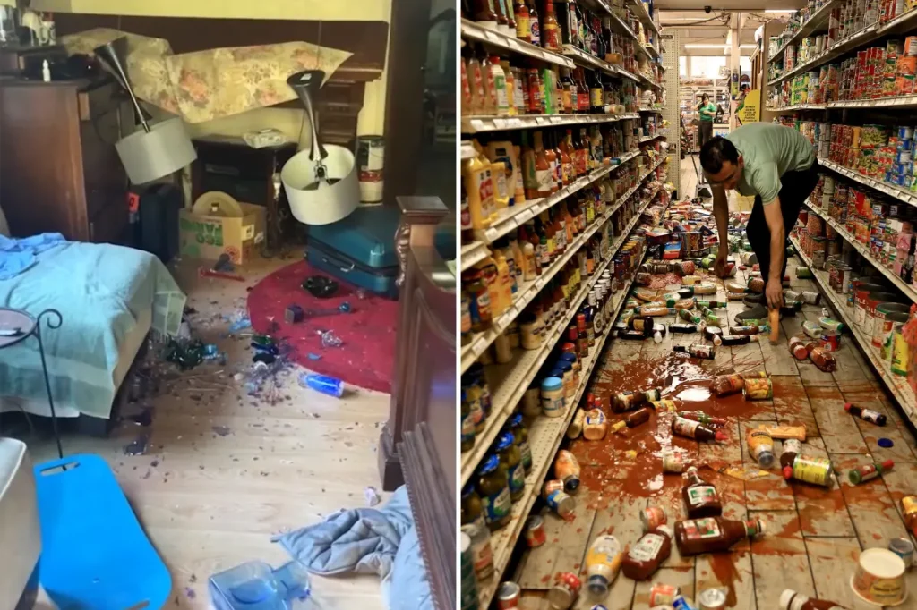 Northern California earthquake damages store inventory worth thousands of dollars