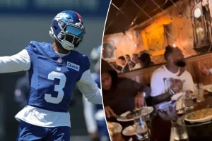 OBJ quickly gets to work in New York, treating the receivers to dinner