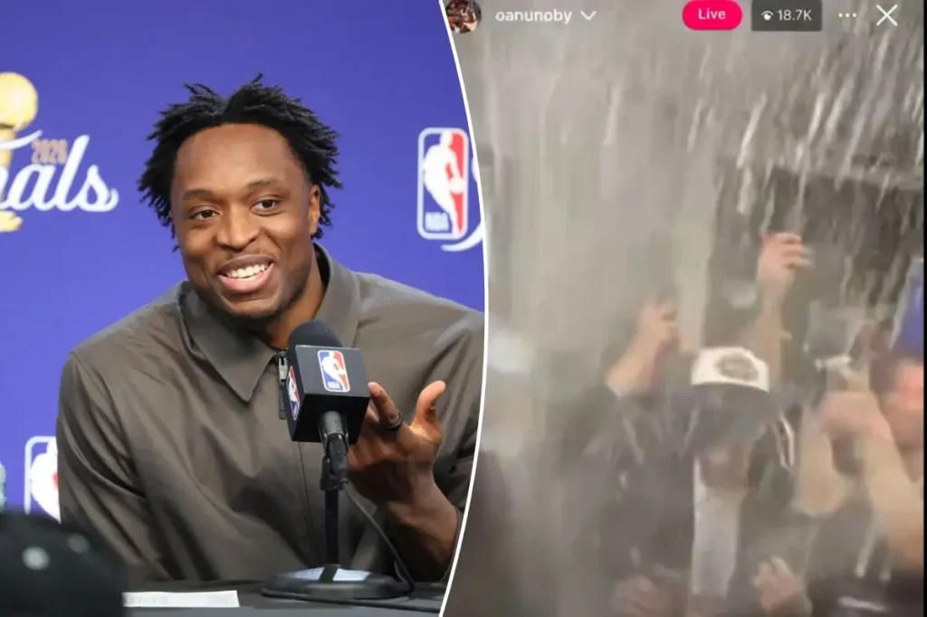 OG Anunoby from the Knicks clarifies the Instagram Live moment that went viral.