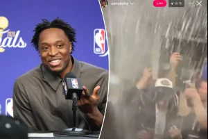 OG Anunoby from the Knicks clarifies the Instagram Live moment that went viral.