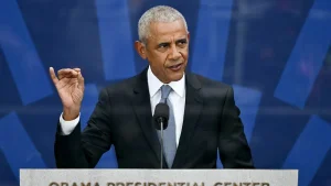 Obama criticizes America during the opening of his presidential museum