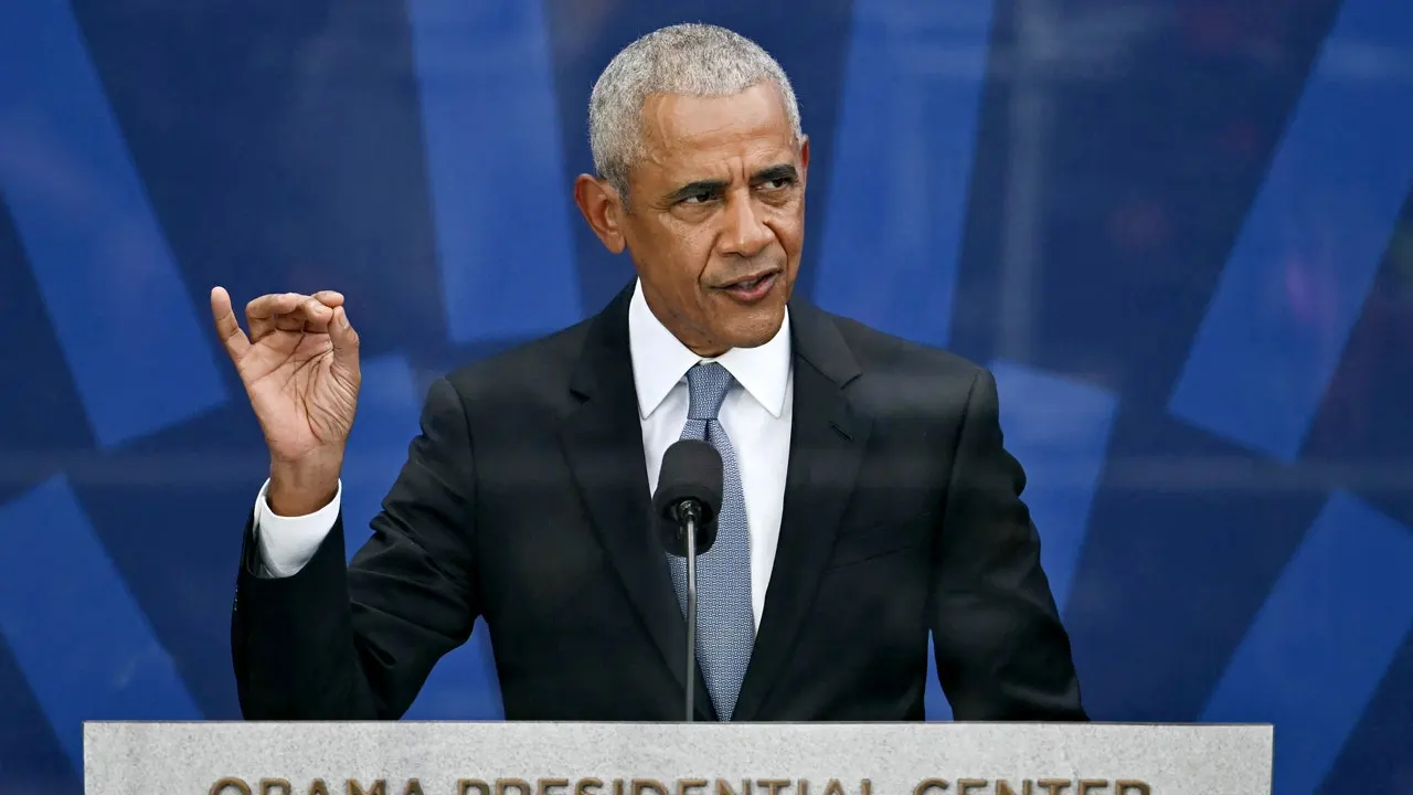 Obama criticizes America during the opening of his presidential museum