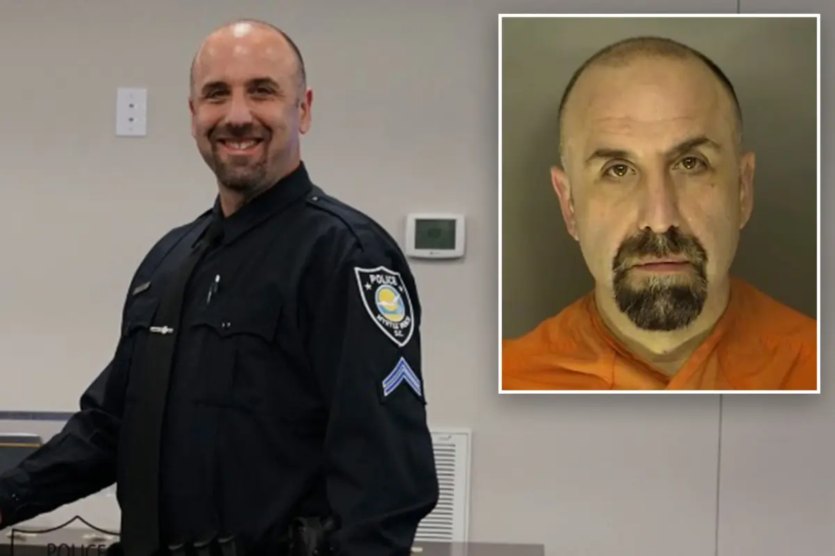 Officer detained and dismissed for reportedly aiming gun at colleague over microwaved fish at the police station.