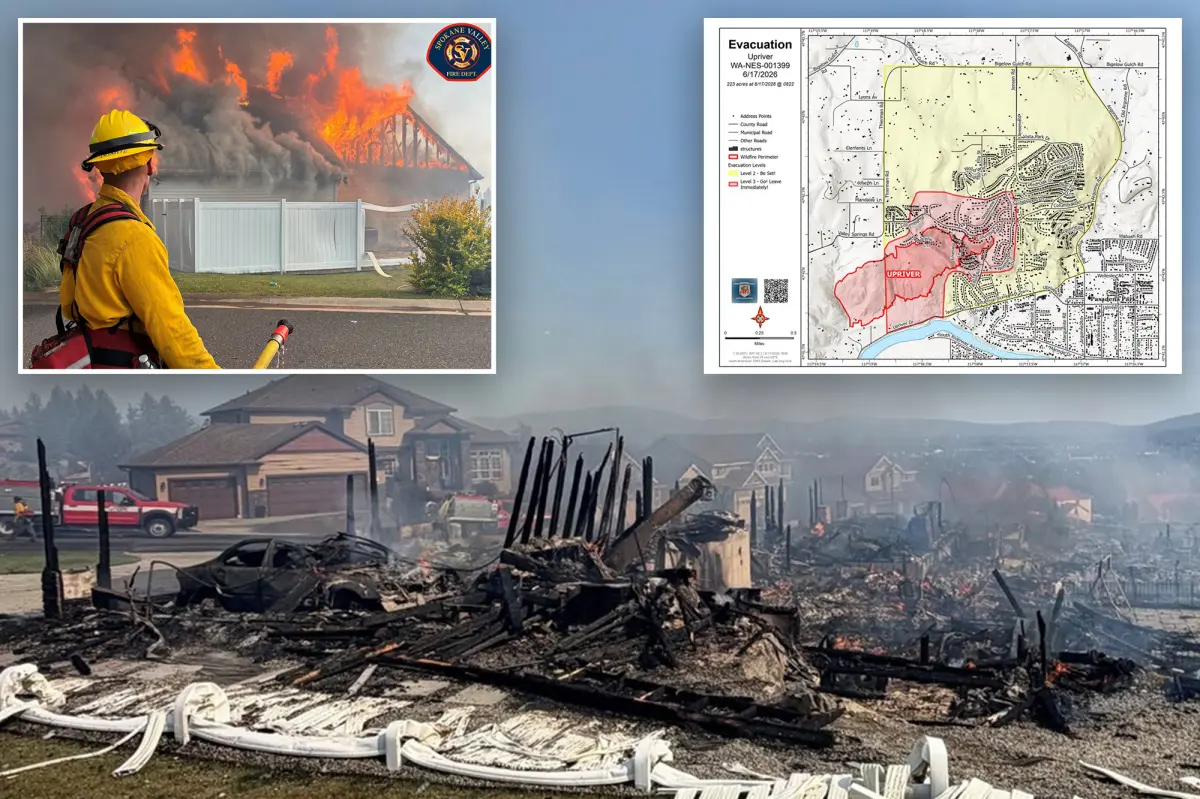 Officials discover potential human remains after resident declined to leave during wildfire evacuation.