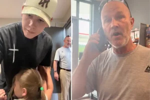 Oklahoma father Tyler Brodsky has police called on him for taking his daughters to the bathroom