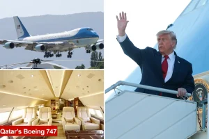 Old Air Force One is retired while Trump prepares Qatar’s luxury 747 for travel