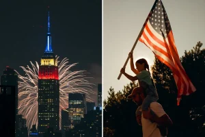 Only 27 percent of Democrats plan to display the American flag on July 4, according to a poll.