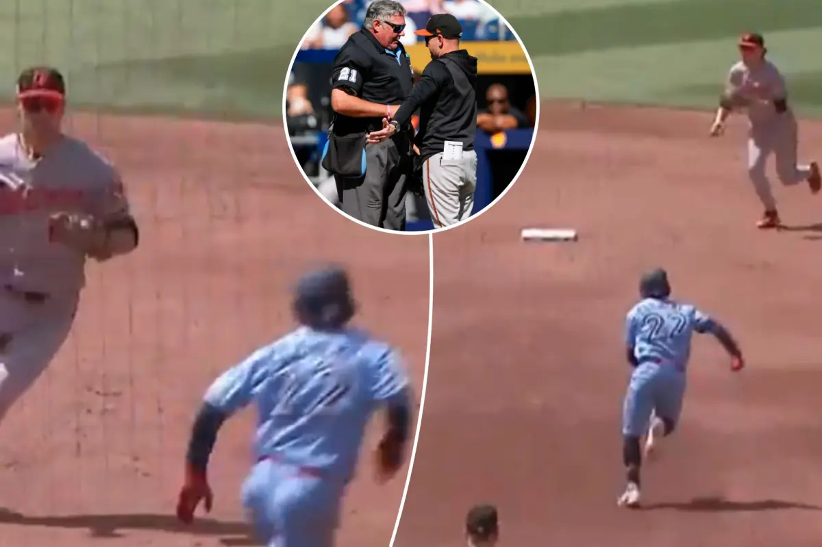 Orioles upset following disputed base-running decision