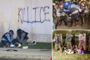 Over 20 demonstrators taken into custody at Delaney Hall detention center as DHS promises strict action against rioters.