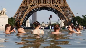 Paris deputy mayor Audrey Pulvar holds the US responsible for the deadly heat wave in France.